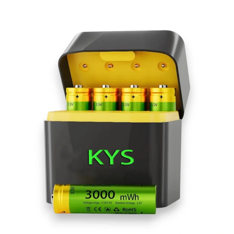 1,5V перезаряжаемая литиевая батарея AA