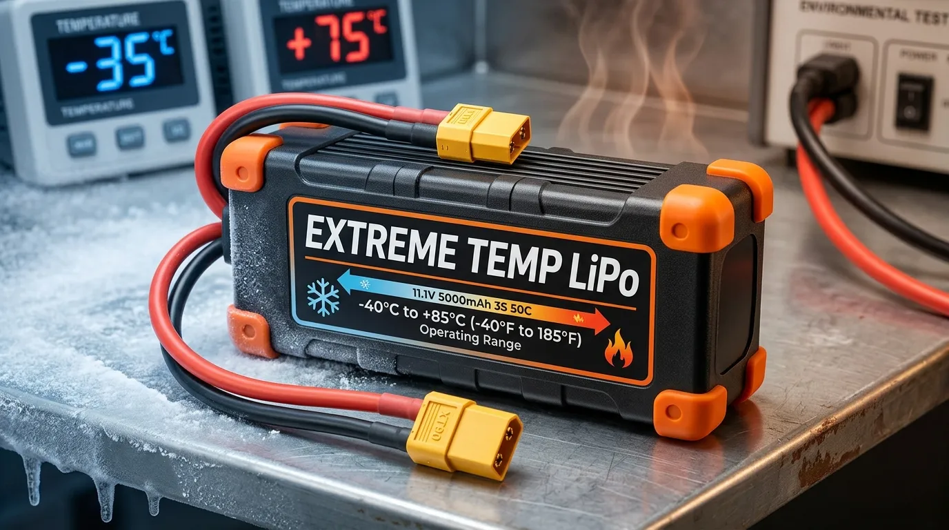 Экстремальные температуры LiPo батареи