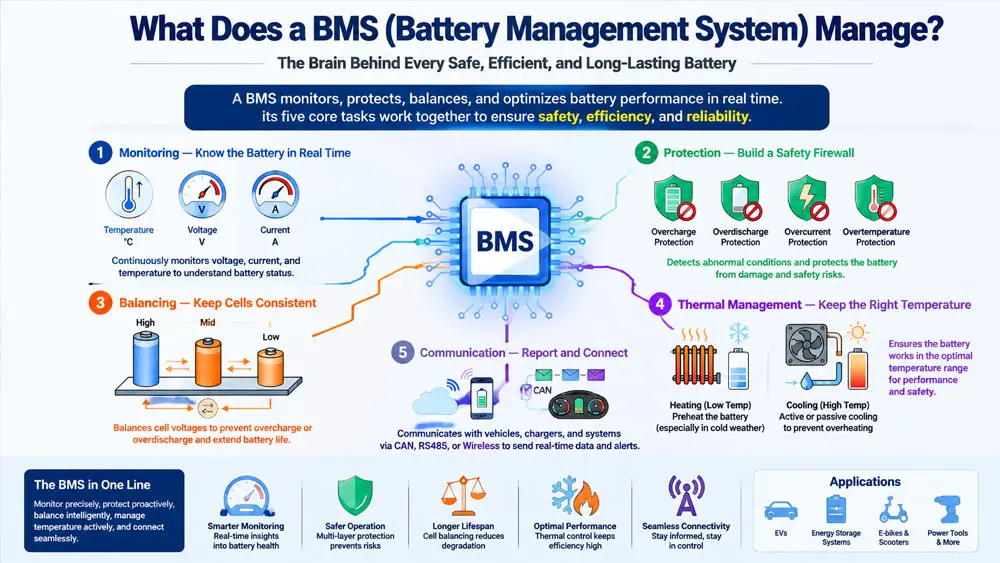 Чем управляет BMS