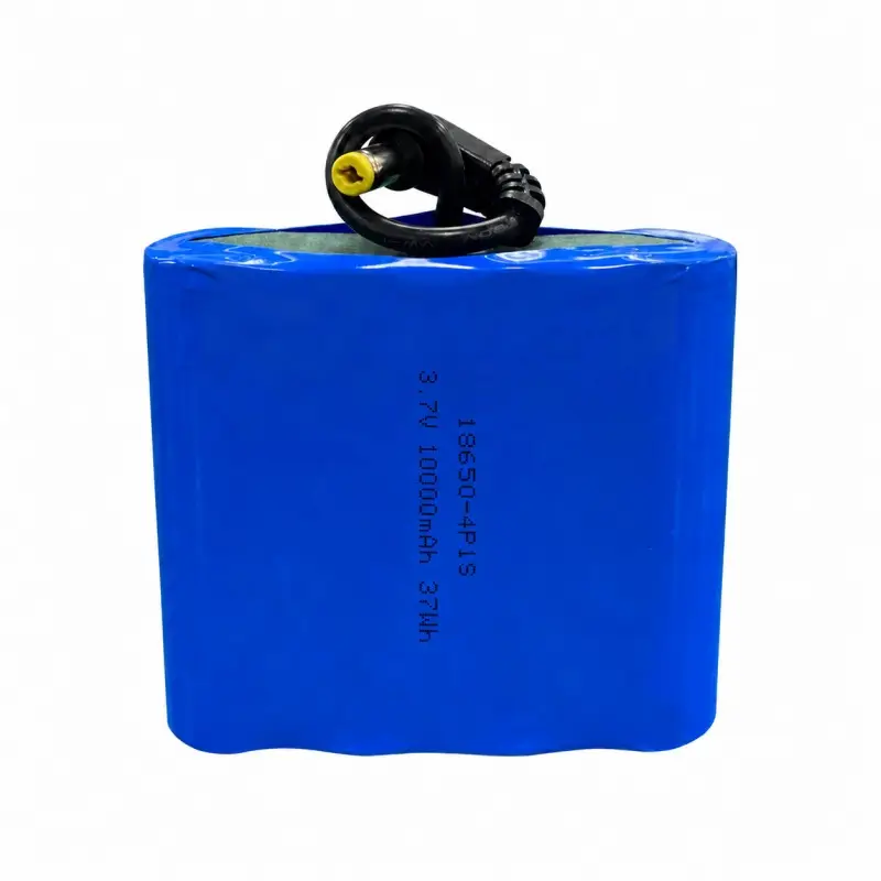 Перезаряжаемый 18650 4P1S 3.7V 10000mAh литиевый аккумуляторный блок с разъёмом постоянного тока для наружных камер наблюдения