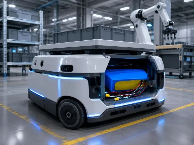 Аккумуляторный блок беспроводных зарядных роботов для промышленного автоматизированного оборудования