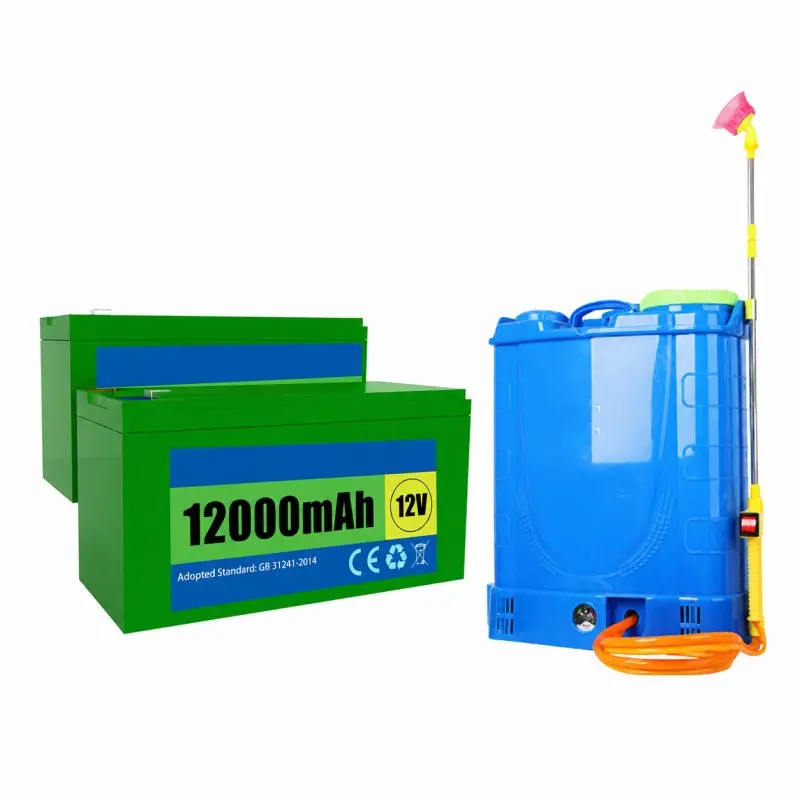 12V 12Ah индивидуальный литий-ионный аккумулятор 18650 с BMS для электрических распылителей